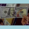 Meilleur 3A Festif Autres Enfants Cadeau Usa Dollars Fournitures De Fête Prop Argent Film Billet De Banque Papier Nouveauté Jouets 10 20 50 100 Poupée Otekw 3O3PU1TYWEQ75