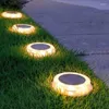 防水ソーラーパワーライトアウトドアランドスケープ照明ガーデンデコレーション芝生地面のプラグライト埋もれたランプ