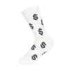 Men's Socks New Spring Novelty Men's Long Socks Harajuku Money Dollar 3D Patterned Socks Funny Cartoon Sock Pure Cotton for Men T221011