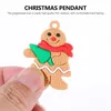 Decorações de Natal 2022 Gingerbread Man Tree Ornamentos Ano#39;