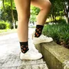 Calzini da uomo 1 paio Harajuku Divertenti scozzesi a righe in cotone carino da donna Sokken Chaussette Femme Calcetines Hombre