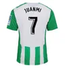 23 24 Gerçek Betis Isco Futbol Formaları Evde Juanmi B.Iglesias 2023 Joaquin Canales Fekir Alex Moreno Willian J. Mens Kids Kids Kit Futbol Gömlek