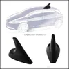 Antennes de voiture Antenne de voiture Noir Dummy Shark Fin Style Aérien Mini Décoration Accessoires Drop Livraison 2022 Mobiles Motos Pièces Dhn6V