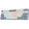 Toetsenborden Redragon K617 Fizz 60% bedraad RGB-gamingtoetsenbord 61 toetsen Compact mechanisch toetsenbord Lineaire rode schakelaar voor draagbaar reizen 221012