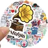 50st Positive Citat Inspirational Sayings Stickers Pack icke-slumpmässigt bilcykelbagage klistermärke bärbar dator skateboard motorvatten flaska dekal dd172