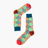 Chaussettes pour hommes New Tide Men's Happy Socks Funny Poppy série d'illustrations psychédéliques sokken Couleur style pop art Couples Hip Hop Punk sox T221011