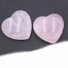 Natural Rhodochrosite Palm Stone Crystal Healing Gemstone Decoration Worry Therapy Heart Shape