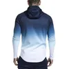 Men's Hoodies Sweatshirts Man Hoodie Pullovers Fashion trend Tops Loose All-match Gradual change printing personality Korean version Long Sleeves Autumn G221011