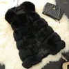 Women's Fur Faux Coat 2022 Casual Warm Slim Sleeveless Vest Winter Plus Size Women Long Sleeve