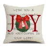 Kerstdecoraties 45 45cm Decoratie omslagkussens kussens Home Decor Pillowcase Jaar 2022 Navidad Decoraciones Xmas Gifts