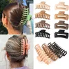 4pcs/lot new women extra varge hair clamps crab barrette girlsポニーテールヘアクロー