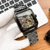Santos Designer Rel￳gios Rel￳gios masculinos 45mm Sapphire Mirror Mechanical Homem Mechanical Watch Contrar