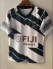 2022 2023 Fiji Drua Rugby Jersey Hooded Flying Fijians Fiji 7S Rugby Shirt بديل قميص قمصان تدريب الملابس