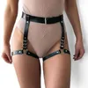 Cinture Sexy Women Harness Cintura in pelle PU Giarrettiere O-Ring Cinturino Punk Strap Band Gamba Club Party Appeal AccessoriCinture