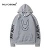 Luvtröjor herr Tröjor Bad Bunny Luvtröjor Sweatshirts Herr/Kvinnor Casual Fleece Luvtröja Man Vinter Harajuku Träningsoveraller Hoody Oversized kläder Streetwear