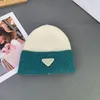 Women Designer Bonnet Beanie Hats Caps Mens Fashion Beanies Baseball Cap Winter Triangle Knitted Hat Unisex Classic Letter Hats 2210132D