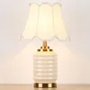 Table Lamps ORY Luxury Lamp LED Modern Desk Light Fabric Bedside Decorative For Home Foyer Bed Room Office Study