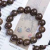 Catena a maglia Link Kalimantan 16 18 20 Mm Perline buddiste Bracciale in legno di agar Drop Delivery 2022 Braccialetti gioielli Dhg5A