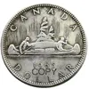 Zestaw 1953-1966 12PCS Canada 1 dolar rzemiosło Elizabeth II dei gratia regina kopia monety