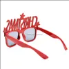 Dekoracje świąteczne Dekoracje świąteczne imprezowe okulary przeciwsłoneczne czarny czerwony na festiwalowe zapasy Favors Drop dostawa 2022 Brhome AMFWK DH1XQ