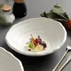 Assiettes FANCITY Bouche Oblique Saladier Grand Commercial Céramique Japonaise Créative El Spéciale Vaisselle Ménage S