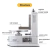 Lewiao Automatisk rundt￥rta Cream Coating Decorating Machine Cake Maker Maker