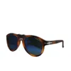 Óculos de sol Moda Italian Brand Designer Vintage Classical Tortoise Arrow 649 UV400 S6509987