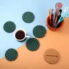 Table Mats Creative Cactus Shaped Wood Round Drinks Coasters Cup Holder Anti-skid Pads Non-slip For Home Decor Gifts