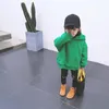 Jacken 2022 Kinder Mädchen Jungen Winter Mit Kapuze Pullover Mädchen Rose Stickerei Hoodies Mäntel Samt Kleidung