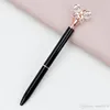 Diamond Butterfly Ballpoint Bullet Type 1.0 Fashion Pens Office Stationery Creative Advertising 12 Colors