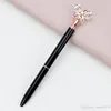 Diamond Butterfly Ballpoint Pen Bullet Type 1.0 Fashion Pens Office Stationery Creative Advertising 12 Colors