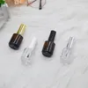 Bottiglie di stoccaggio all'ingrosso 15 ml contenitore vuoto per smalto per unghie gel bianco/marrone/nero con pennello