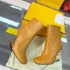 ブーツキャメル彫刻ハイヒールの足首ブーツメタリックハイヒールスクエアトゥースサイド