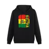 Men's Hoodies Men Women Bolivia Flag Bolivian Country Map Hoodie Pullover Thick Hip Hop Hooded Sweatshirt Cotton Unisex