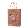 Decorações de Natal 6 Estilos Merry Natal Bolsa de Papel Sacos de Presente para Roupas de Lnack de Natal Página Presente