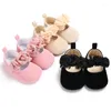 First Walkers Infant Born Soft Sweet Mary Jane Baby Shoes Kids Wedding Party Dress Footwear Children Princess Walker Girl