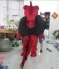 2022 new yellow dragon mascot costume with wings for adult to wear for sale