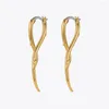 Stud Earrings ENFASHION Thistle Thorn Hoop Set For Women Gold Color Fashion Jewelry Pendientes Piercing Earings E221398