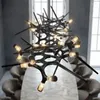 Hängslampor postmodern torn ljuskrona designer belysning kreativ led ljus för vardagsrum villa lobby luster lampadario