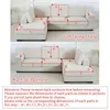 Chair Covers Split Sectional Sofa Towel Mat Thicken Corner Couch Slip Solid Color Slipcover Pet Dog Kids Pad Cushion Blanket