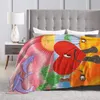 Flannel Blanket Soft Plush Warm Sofa Bed Blanket Comfortable Lightweight