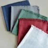 Table Napkin Tassel Plain Color Cloth Weave Rag Kitchen Dinner Plate Placemat Wedding Banquet Decor Home Supplies