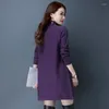 Maglioni da donna 2022 Maglione pullover autunno inverno Giacca da donna Plus Size Mid-Length KniSweater Women's Loose Wool Knit Bottoming