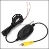 Andere Auto Electronics 2.4 GHz draadloze achteraanzicht Camera RCA Video zenderontvanger Kit voor auto -achteruitkijkmonitor Reverse Backup DHBSP