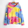 Heren Hoodies Sweatshirts Man Tie-Dye Print Streetwear Women Casual Fashion Pullover Teener Hooded Tops G221011