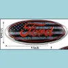 Odznaki samochodowe Shenwinfy Front Grille Tail Belem dla 04-14 F150 Ford Oval Badge 11-14 Edge 11-16 Explorer 06-11 Ranger 07-14 Exp Dhkyv