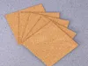 الوقايات الفظيعة ذاتية اللصق المربعات Cork Mats Cork Packing Sheets for Coasters و DIY Crafts Supplies