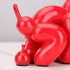 Decorative Figurines Creative Poop Dog Animals Statue Squat Balloon Art Sculpture Crafts Desktop Decors Ornaments Resin Home Decor