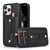 حالات الهاتف الجلدية الفاخرة لـ iPhone 15 14 13 12 Mini 11 Pro X XS Max XR 8 7 6 6S Plus SE Wallet Card Cover