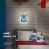 Lâmpada de parede Nordic Creative Antlers LED Lâmpadas Pós Moderno Minimalista Sala de estar Quarto Cabeceira Corredor Corredor Pavão